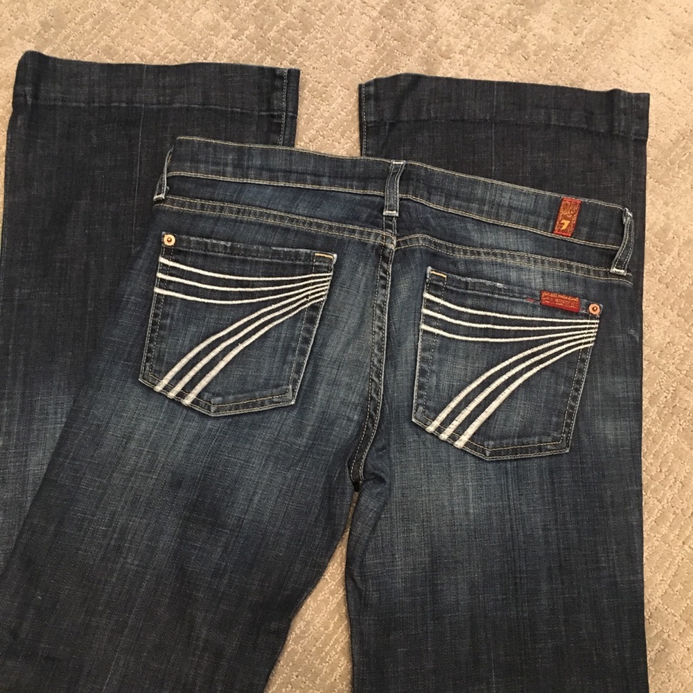 7 for All Mankind Dojo trouser Jeans. Size 27